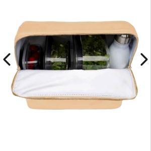 Modern Picnic Tote Pouch Insert Tan